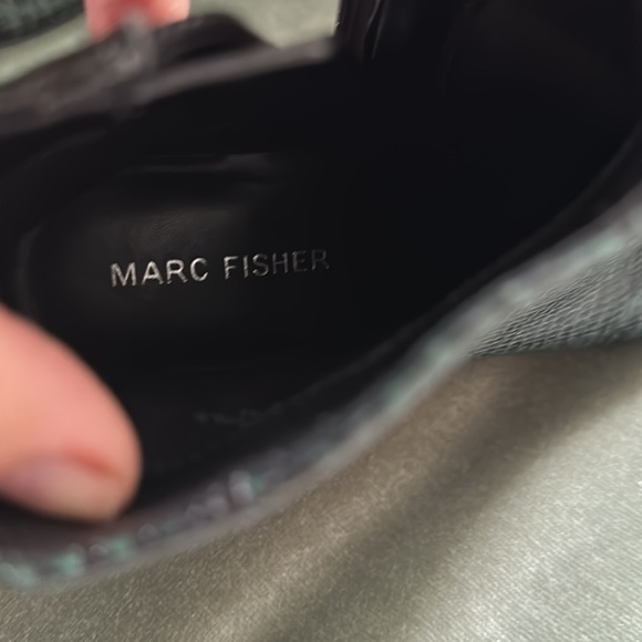 Marc Fisher Snakeskin Booties - Picture 9 of 9